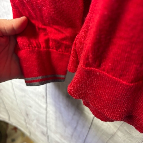 Calvin Klein European Yarn Vneck Long Sleeve Pullover Sweater Large - Picture 4 of 6